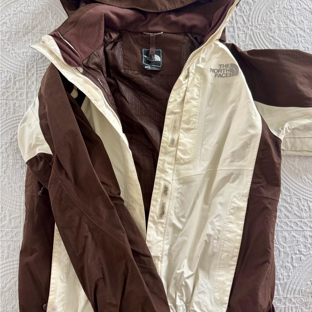 The North Face Triclimate Brown and Cream Jacket